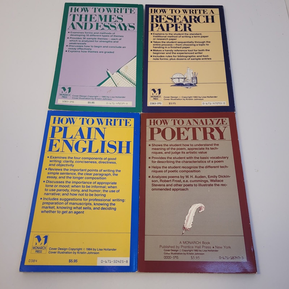 How To Set Of 4 Softcover Writing Books Step By Step Guide - Picture 2 of 16